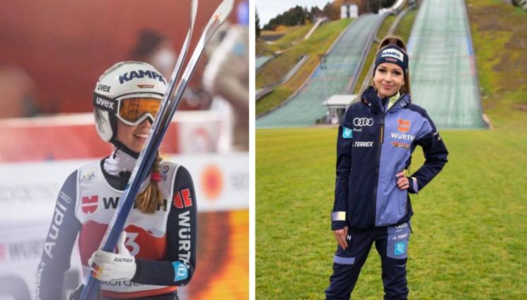 Мис Олимпиада - Германска ски-скачачка е фаворит за Мис Олимпиада, поиска подкрепа с мощна серия съблазнителни СНИМКИ