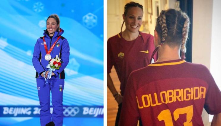 Франческа Лолобриджида - Правнучката на Лолобриджида спечели сребро в бързото пързаляне от Пекин, горда фенка е на Рома