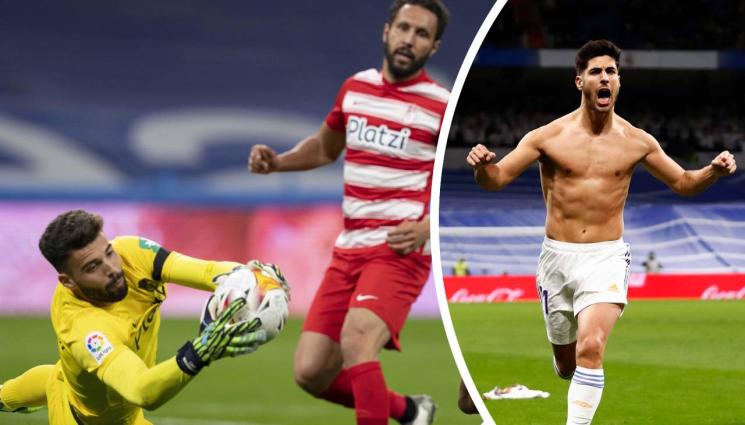 Реал Мадрид - Макар и трудно, Реал Мадрид превзе крепостта на Гранада и увеличи преднината си на върха