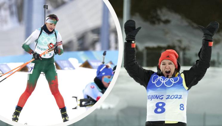 биатлон - Германски триумф в дисциплината на Катя Дафовска, нашите се борят със студа и лошата стрелба