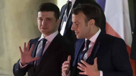 макрон Зеленски