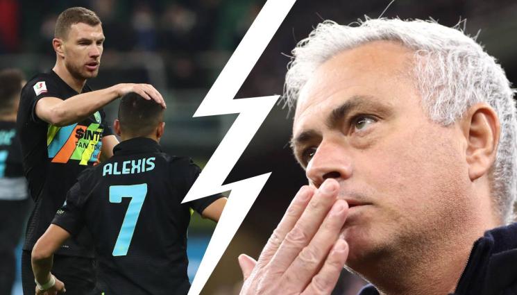 Интер - Интер разплака Рома на Моуриньо с голове на Джеко и Алексис на „Джузепе Меаца“ за Купата на Италия, тежка контузия помрачи успеха (ВИДЕО)