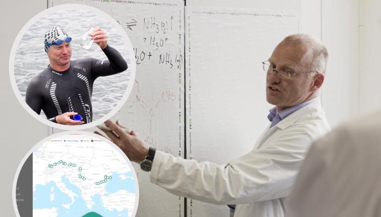 плуване - Немец ще преплува целия Дунав: Проф. Андреас Фат иска да привлече вниманието към замърсяването на реката