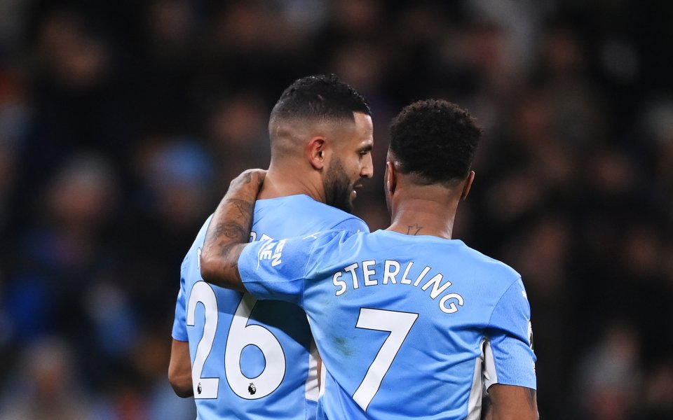 Манчестър Сити води с 2:0 на своя "Етихад" срещу Брентфорд