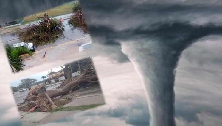 с - РЯДКО ЯВЛЕНИЕ: Мощно водно торнадо нахлу на сушата и удари Куба (ВИДЕО)