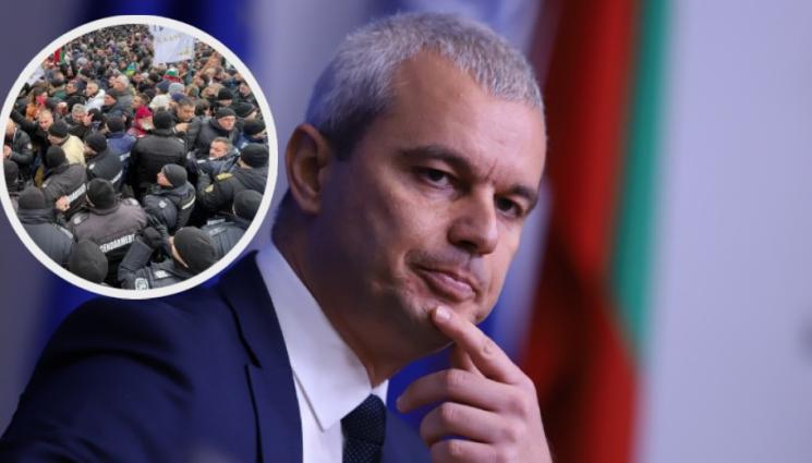 протест - Партията на Костадинов разочарованa от развитието на COVID мерките у нас, заплашват с нов голям протест