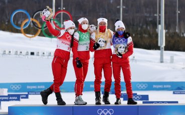 Отборът на Руския олимпийски комитет спечели щафетата 4 по 5