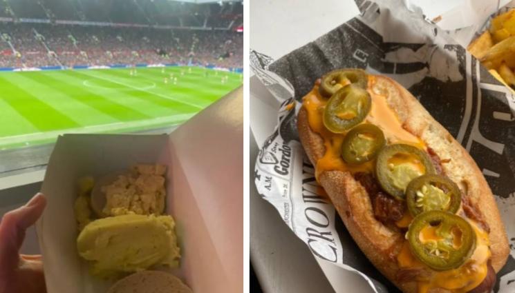 храна - Манчестър Юнайтед предлага най-гадната храна в Англия. Малките клубове съблазняват феновете с цена и качество