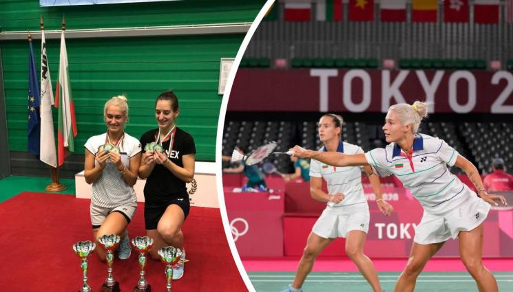 Сестри Стоеви - Шампионките по бадминтон Стефани и Габриела Стоеви станаха студентки покрай пандемията. В Азия ги обожават, подарили им куфар с играчки