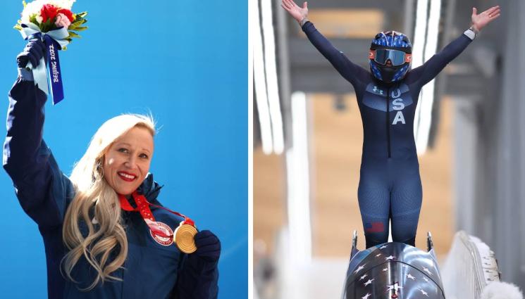 Кейли Хъмфрис - Кейли Хъмфрис – първата с титли за две различни държави. Канадката донесе историческа титла в единичен боб за САЩ