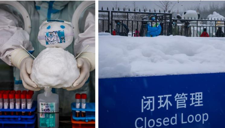 Пекин коронавирус балон - Само един нов случай на заразен с коронавирус на Зимната олимпиада в Пекин, тестът е на човек от затворения балон, не на състезател