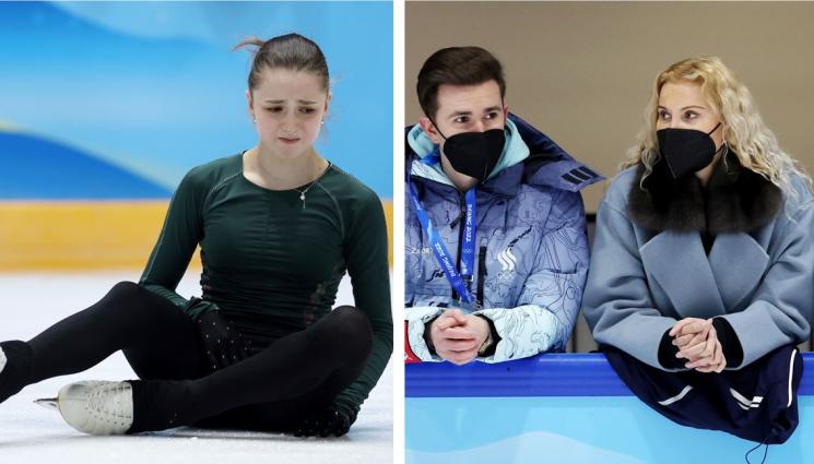 Валиева Тутберидзе - Камила Валиева падна на тренировката при четворен тулуп, МОК няма да организира официално награждаване при жените при неин медал