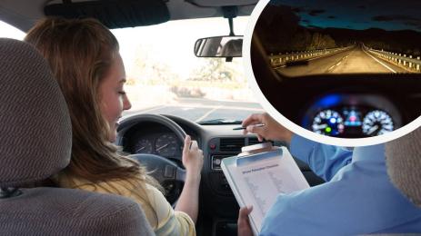 шофиране на тъмно