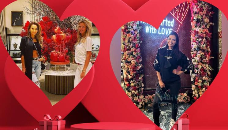 Свети Валентин - КАК ЗВЕЗДИТЕ ОТПРАЗНУВАХА ЛЮБОВТА: Преслава купонясва със Софка в Дубай