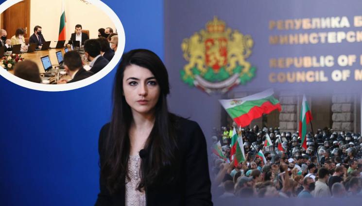 бориславова протест МВР ПЕтков - Бориславова: Хора от списъка на Петков организират платени протести и провокации