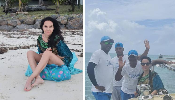 Грънчарова - Д-р Грънчарова сама на Мавриций