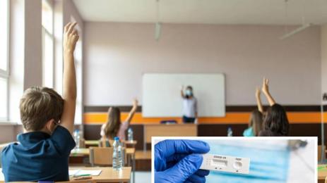 ученици тест