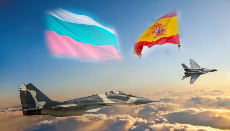 air policing БГ Испания - С церемония започва охраната на въздушното ни пространство от българските и испанските ВВС