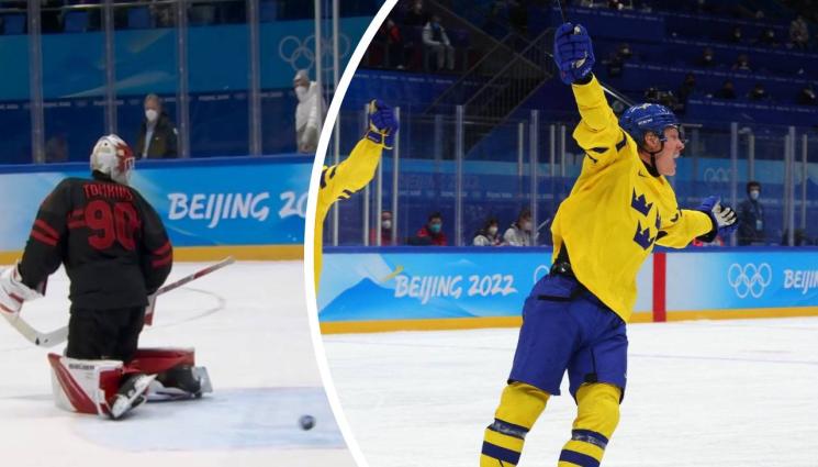 Пекин - Шок и за Канада в Пекин! Швеция си уреди полуфинал с РОК след щастлив рикошет в тялото на защитник и шайба на празна врата