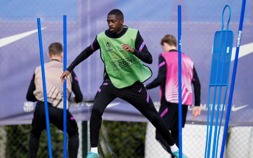 Тренировка и пресконференция на Барселона преди двубоя с Наполи в Лига Европа, 16.02.2022 г.