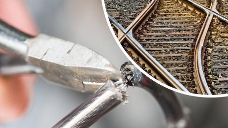 кражба кабели релси