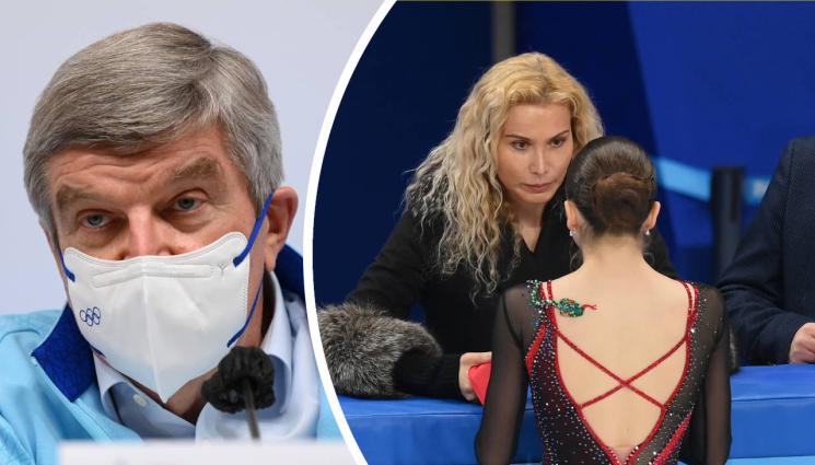 Валиева Бах Тутберидзе - Президентът на МОК Томас Бах потресен от безчовечното отношение на шефовете на руския отбор към 15-годишната фигуристка Камила Валиева - на мушка е треньорката й