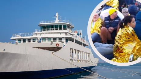 евакуация ферибот