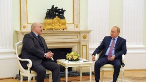 Президентите на Русия и на Беларус Владимир Путин и Александър