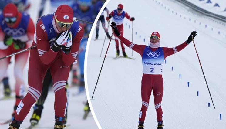 Болшунов - Руснакът Александър Болшунов спечели съкратения заради студа маратон в ските, Клаебо се отказа