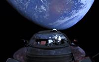 Tesla Roadster Space