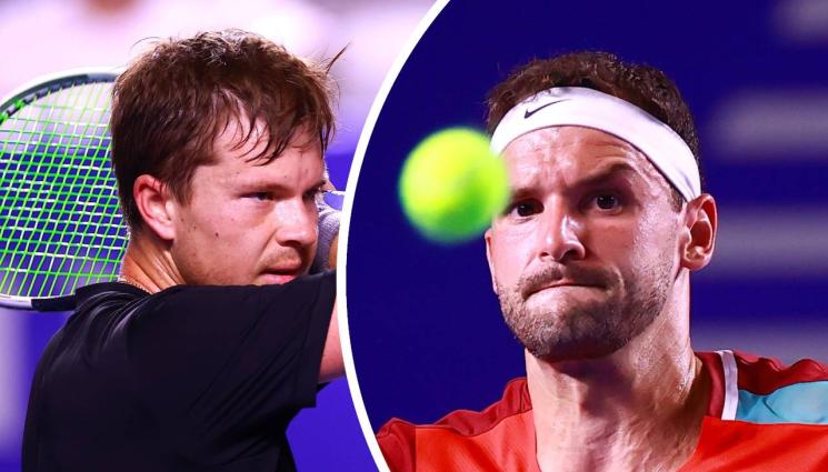 Григор Димитров - Пълен крах: Въпреки че смениха съперника му, Гришо допусна загуба от 130-ия в света, който едва не се отказа заради крампи в средата на мача