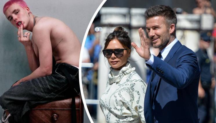 Круз Бекъм - Голи снимки на малкия син на Бекъм взривиха Англия. Вижте скандалните кадри