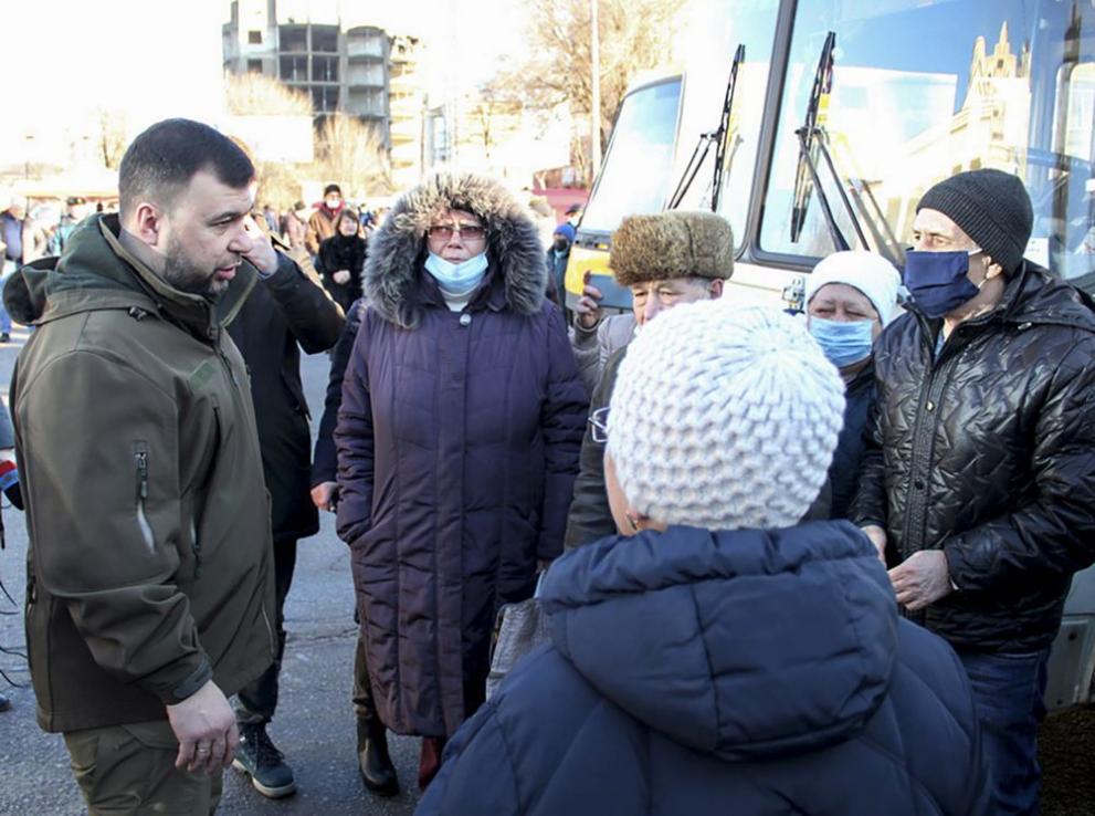 Лидерът на провъзгласената от сепаратистите в Източна Украйна Донецка народна