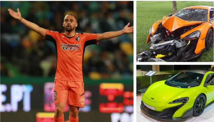 Паулиньо Макларън - Бразилски анонимник от китайския Шанхай Порт размаза луксозния си Макларън за 600 000 евро в дърво - остана невредим и вече си заплю нов болид