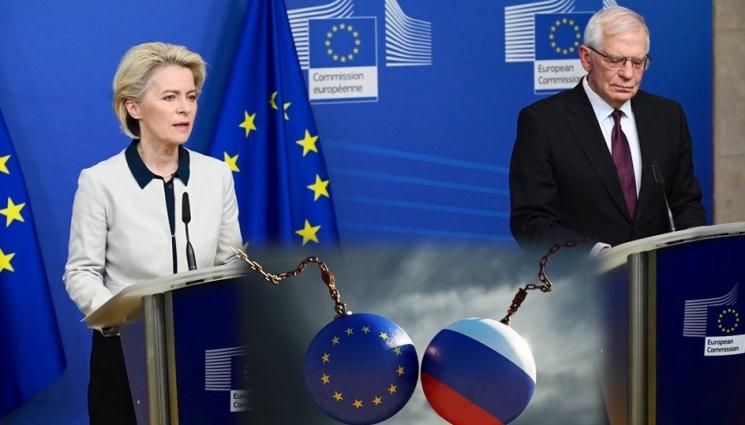 ЕС Русия - ЕС се закани люто, че ще наложи на Русия най-силните санкции, предприемани някога (ВИДЕО)