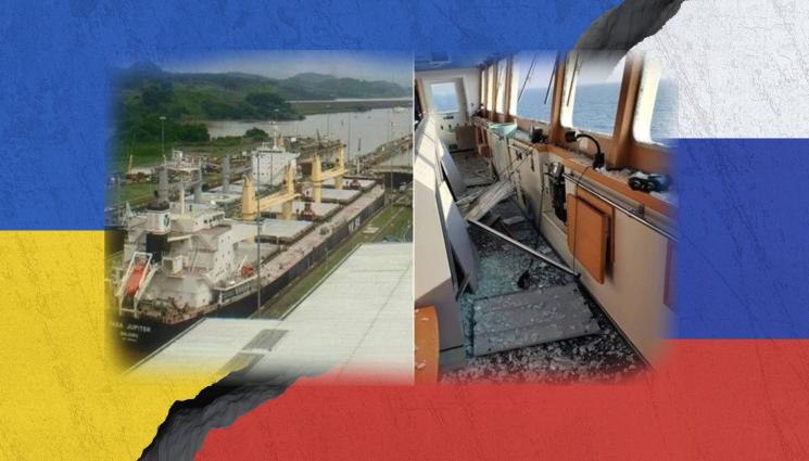 турски кораб - ВОЙНАТА В УКРАЙНА: Турски кораб е уцелен от бомба в Черно море. Плавателният съд е бил на път от Одеса към Румъния, на борда има турци, филипинци и украинци