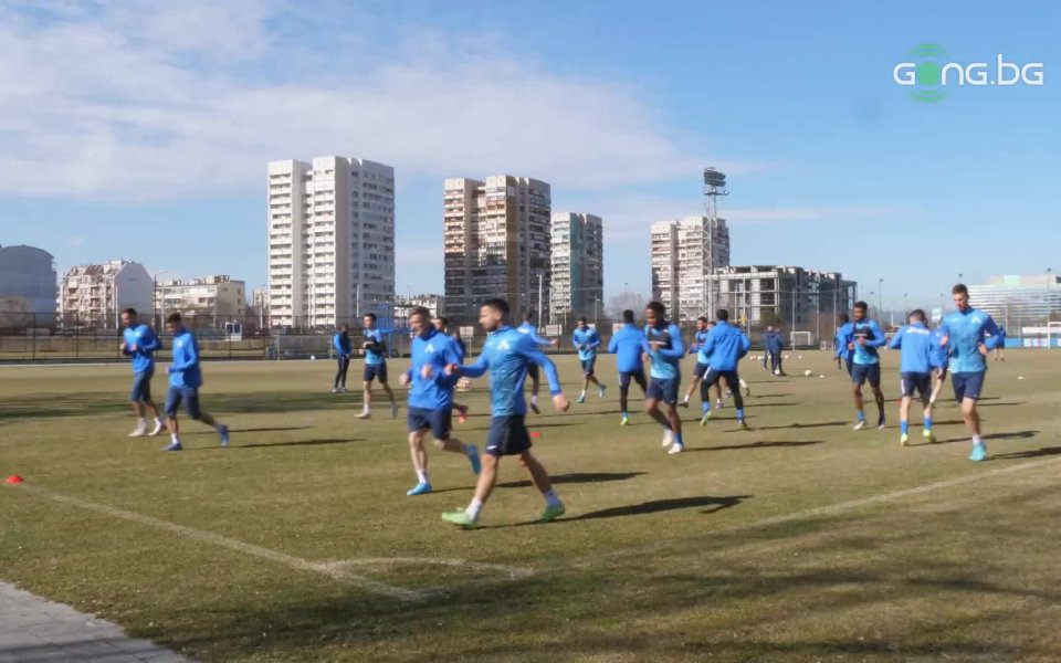 Левски проведе последна тренировка преди гостуването на ЦСКА 1948. Срещата