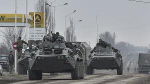 Според все още непотвърдена информация руските войски са достигнали покрайнините