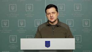Украинският президент Володимир Зеленски заяви днес в телевизионно обръщение че