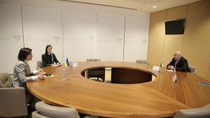 В телефонен разговор с Ирина Венедиктова главен прокурор на Украйна