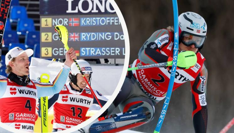 Кристоферсен - С осмо време от първия манш норвежецът Хенрик Кристоферсен отвя всички във втория и взе втора поредна победа в слалома за Световната купа