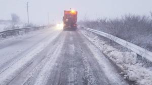 В област Сливен няма затворени републикански пътища заради падналия сняг