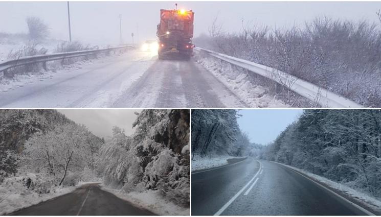 зима сняг - ВРЕМЕТО СЕ РАЗЛЮТИ: АПИ с предупреждение към шофьорите