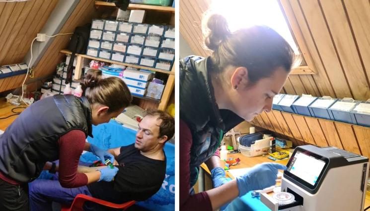 полярници - Изследват кръвта на полярниците ни