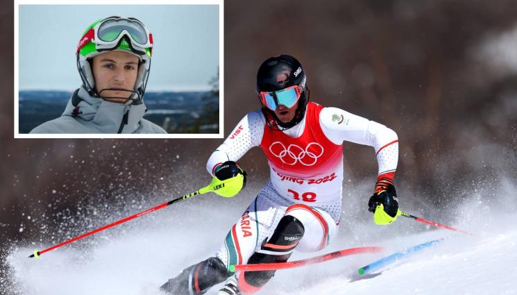 Камен Златков - Камен Златков раздели второто място в слалома на шампионата на Мексико по ски