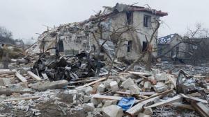 Училище в Житомир Северна Украйна е ударено от руска ракета