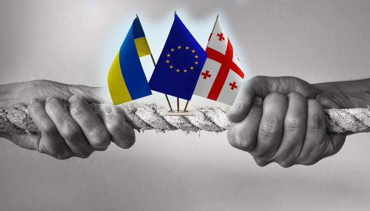 грузия украйна ЕС - Европейският съюз обсъжда кандидатурата на Украйна, както и тези на Грузия и Молдова в четвъртък в Париж, засега има противници. Готви се задълбочаване на санкциите срещу руската агресия