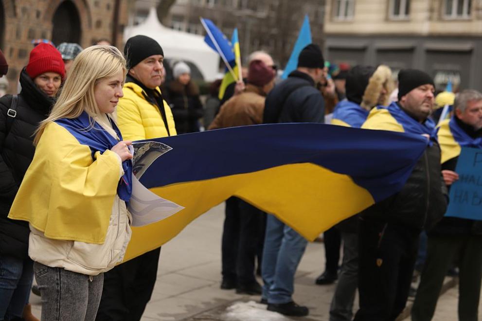 Шествие в подкрепа на военна помощ и солидарност с Украйна