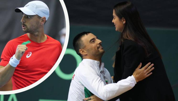 Димитър Кузманов - Димитър Кузманов донесе първа победа за България срещу Парагвай за Купа „Дейвис“ (СНИМКИ)