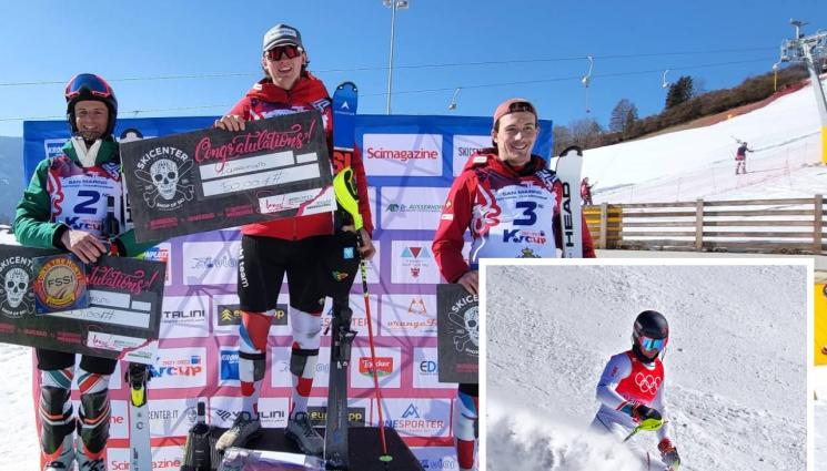 Камен Златков - Нов силен резултат за Камен Златков, завърши на второ място в слалом в Италия